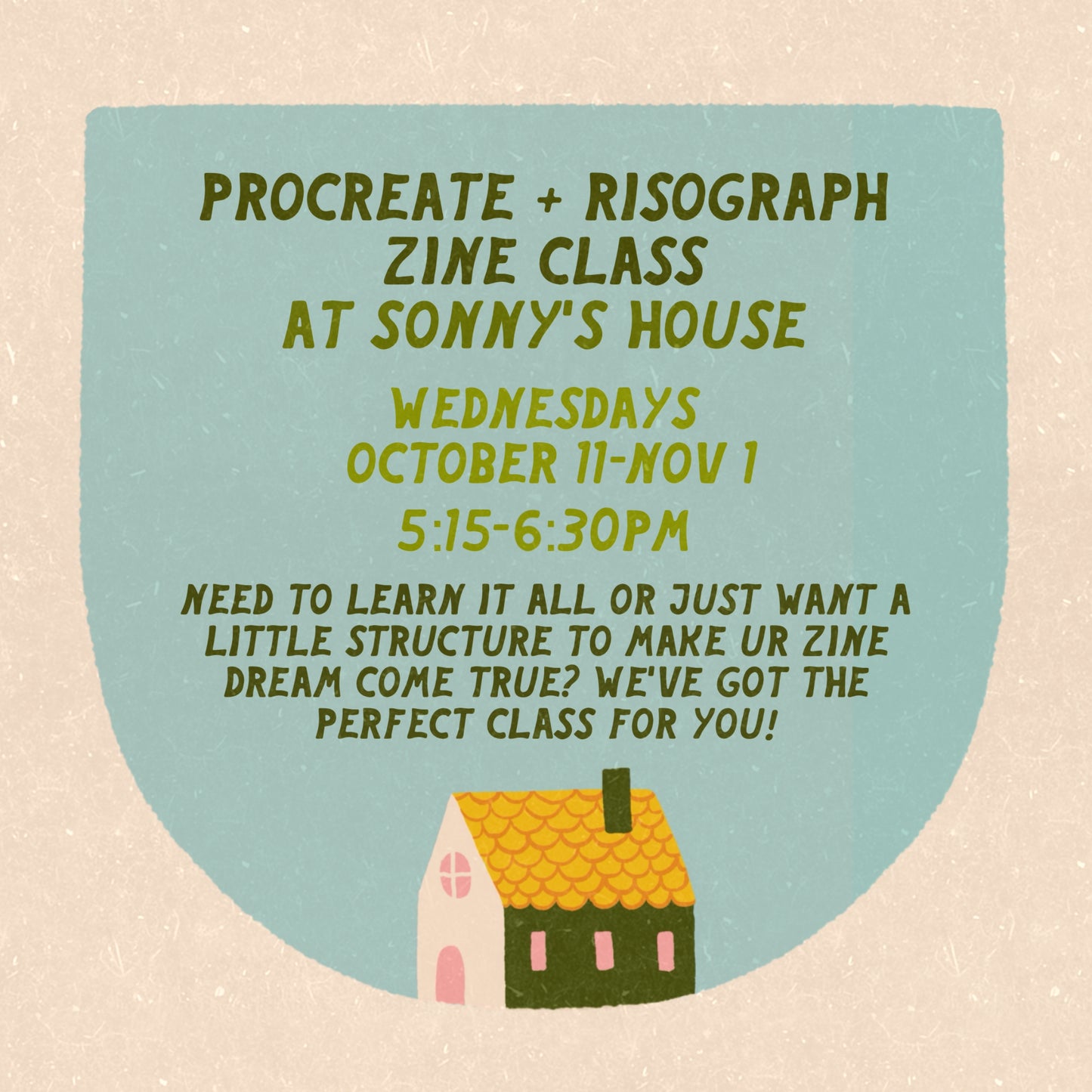 Procreate + Risograph Zine Class by Sonny Honey Press