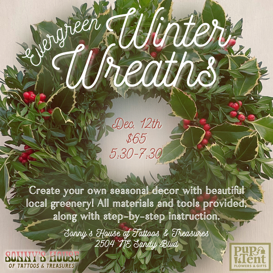 Evergreen Winter Wreaths Workshop