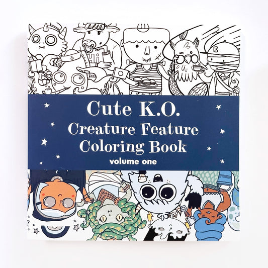 Cute KO Creature Feature Vol. One Coloring Book