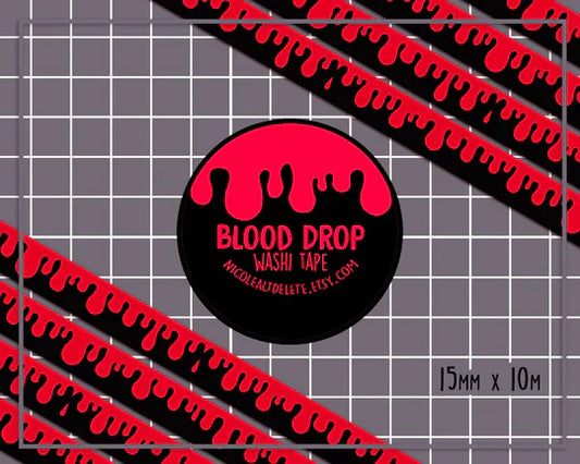 Blood Drop Washi Tape