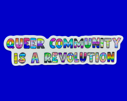 Queer Community Revolution Sticker
