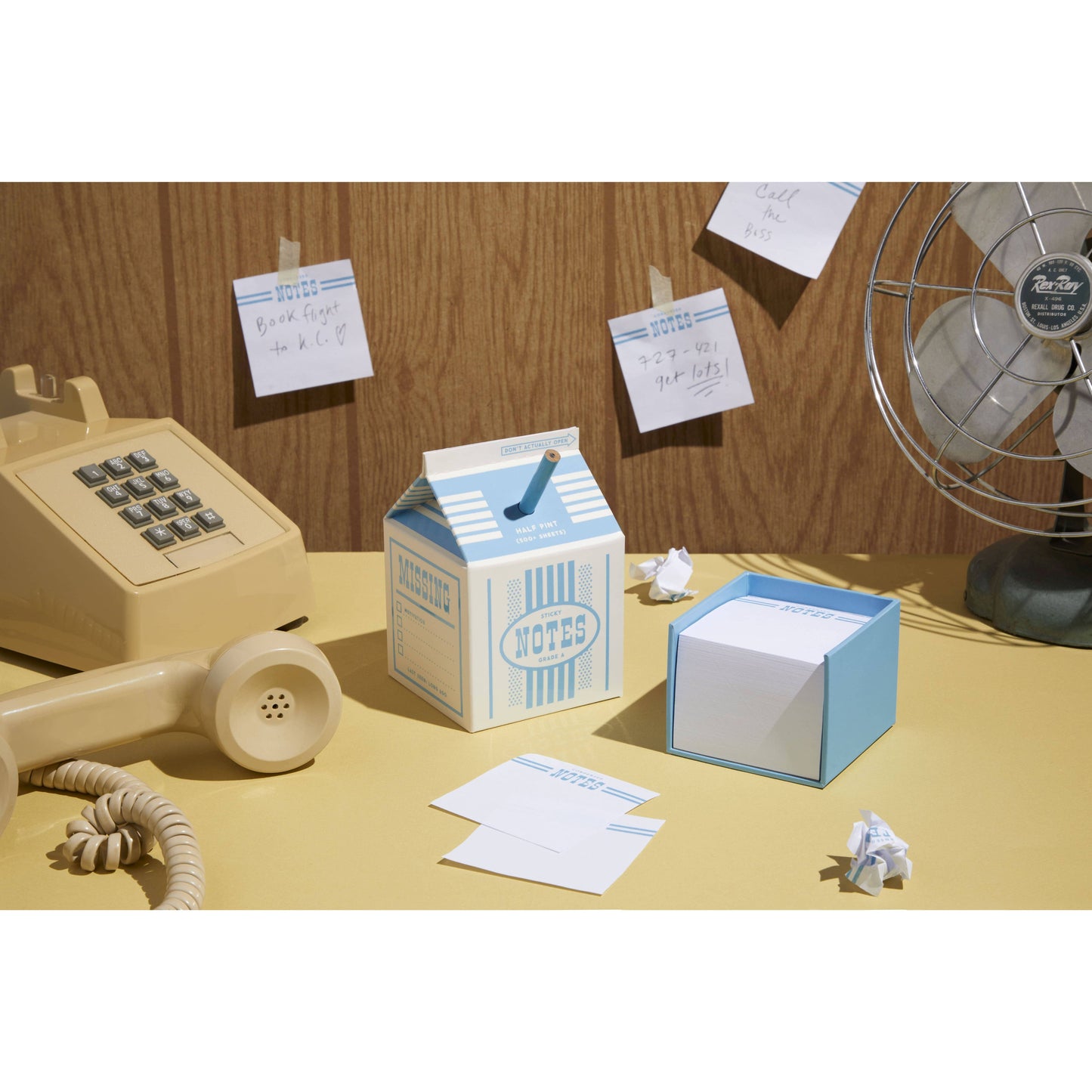 Brass Monkey Grade A Notes Milk Carton Note Set