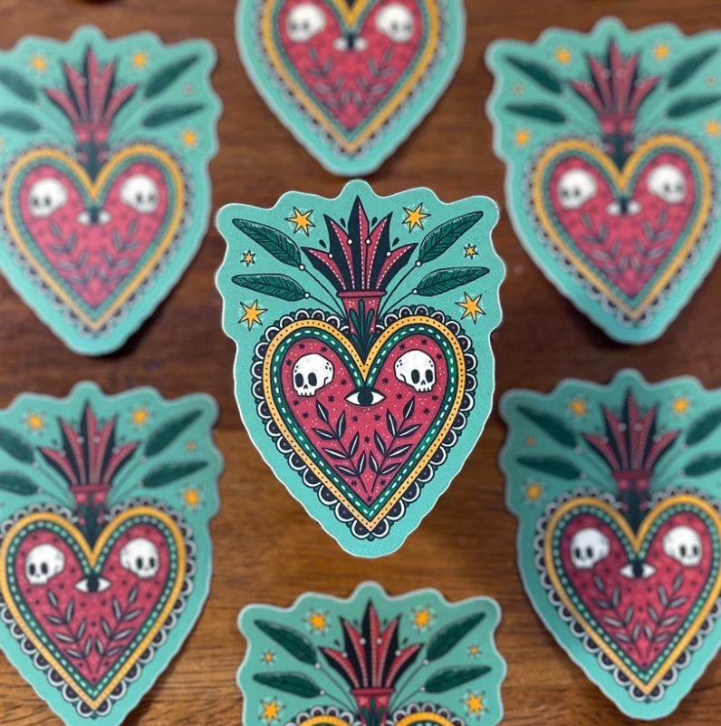 Milagro Sacred Heart sticker