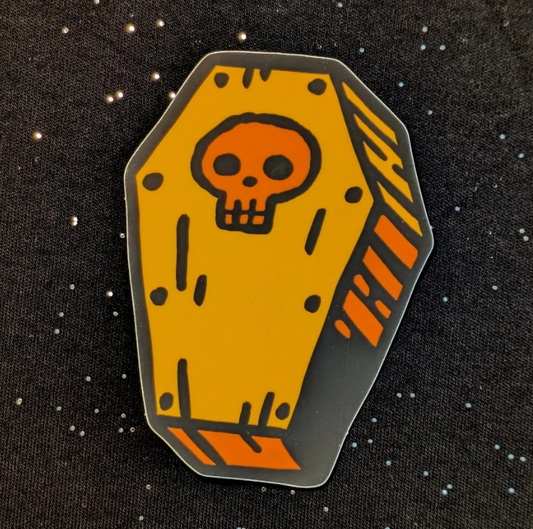 Coffin sticker