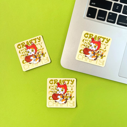 Crafty Cat Sticker