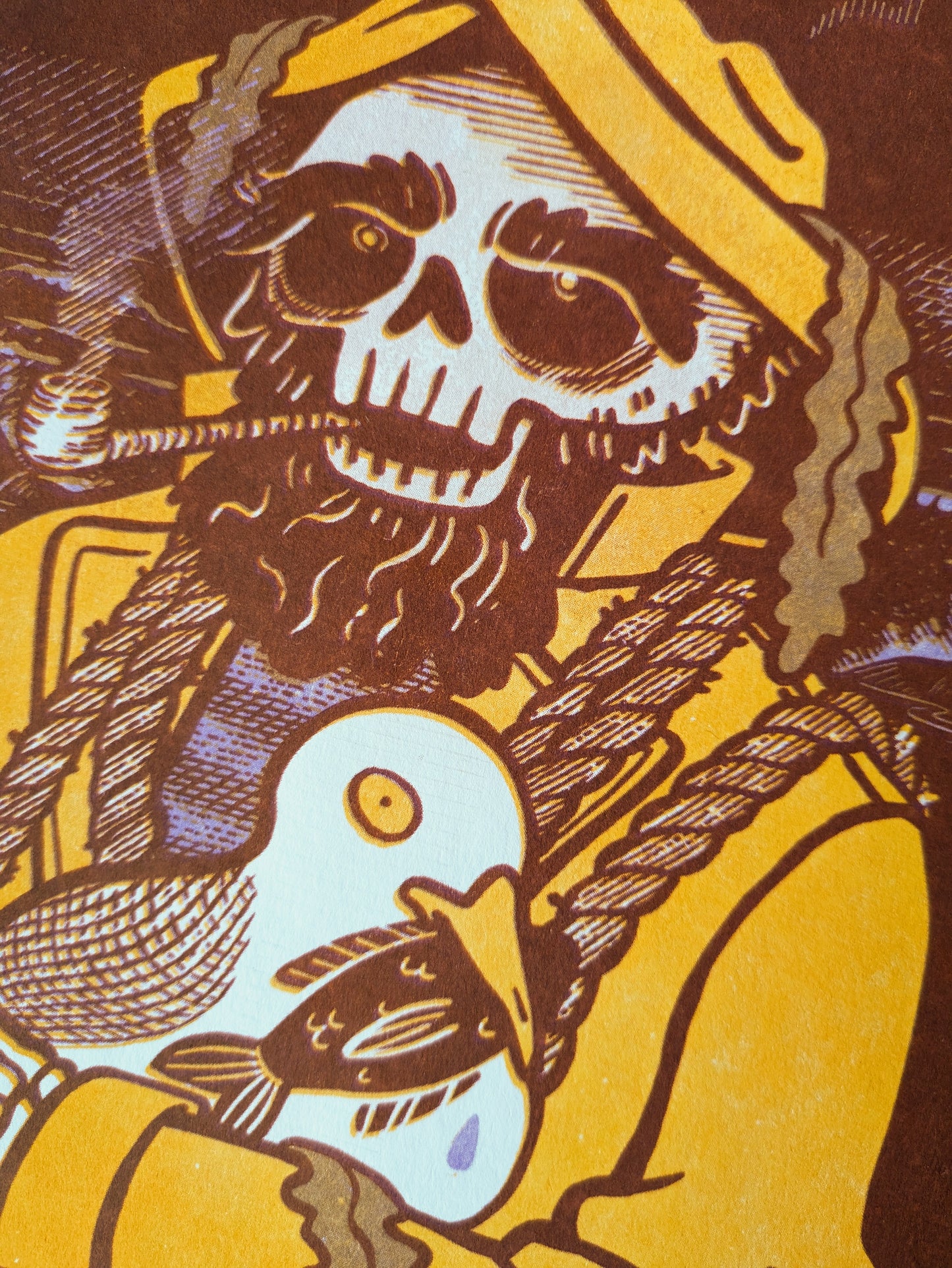 Cursed Fisherman riso