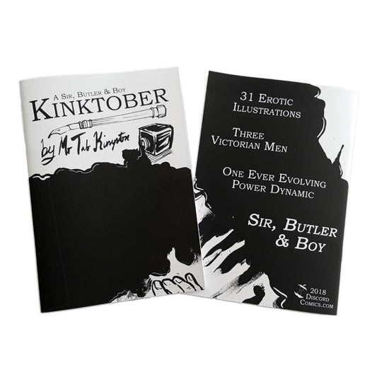 Kinktober Sir Butler and Boy by Tab Kimpton