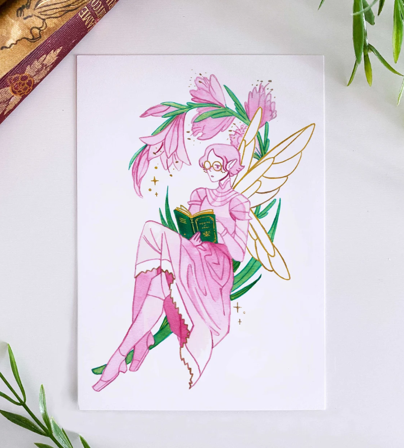 Gladiolus Knight Mini Print