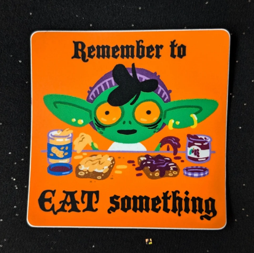 Hungry Goblin sticker