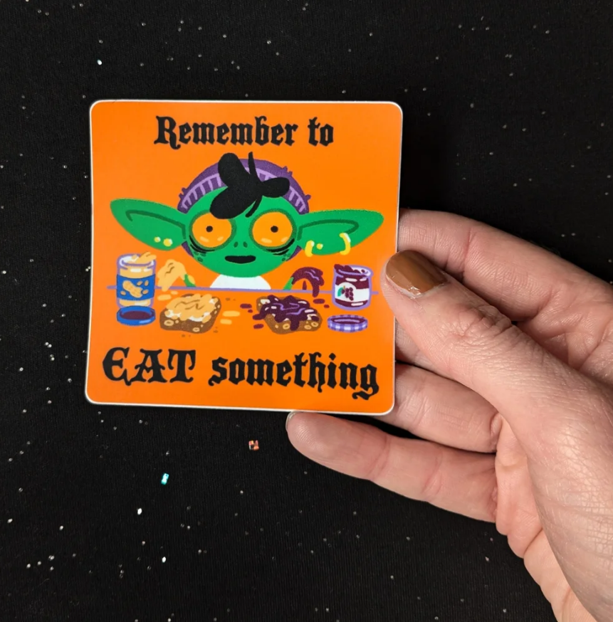 Hungry Goblin sticker