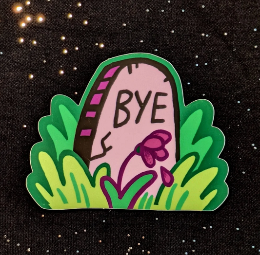 Grave sticker