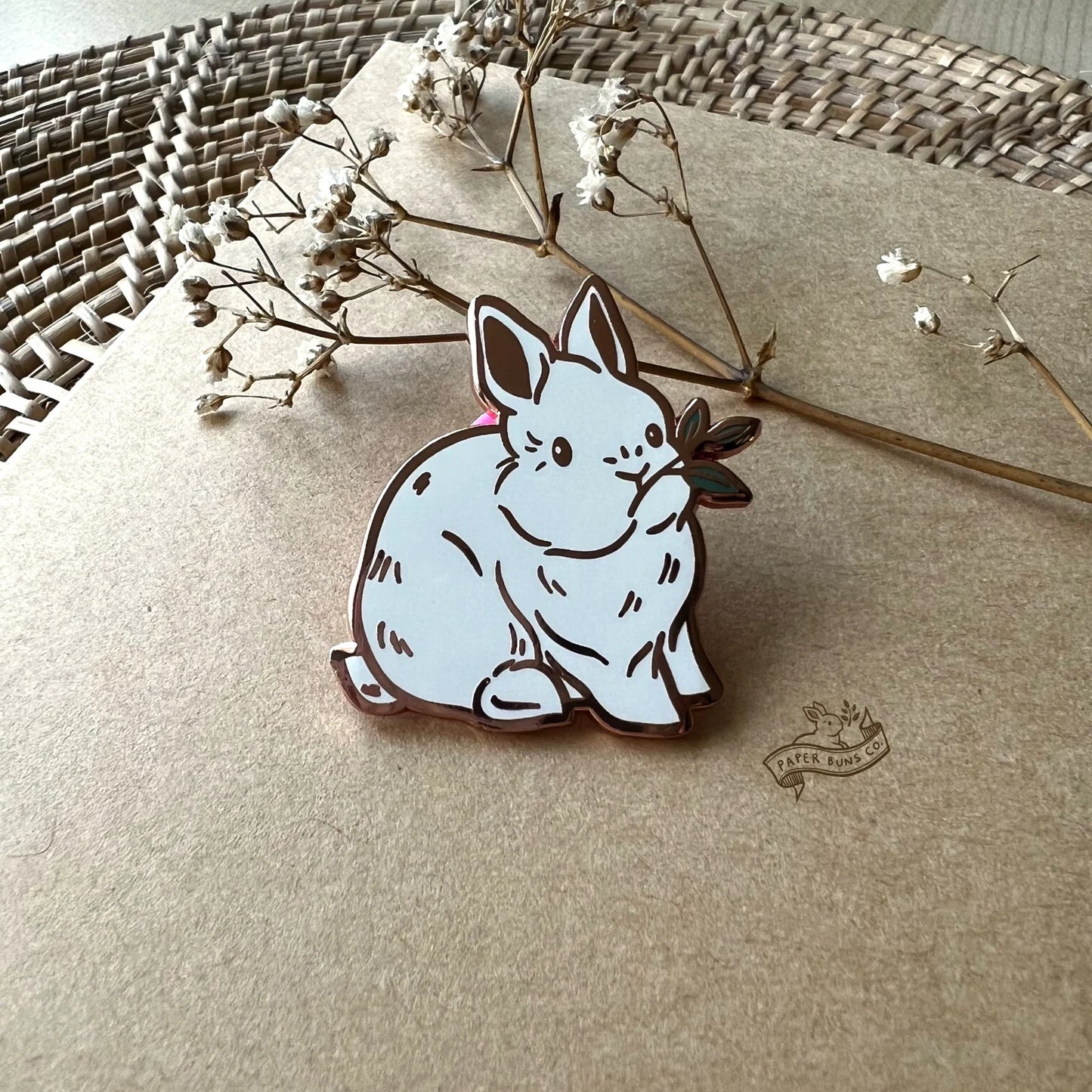 Green Leaves Bun pin
