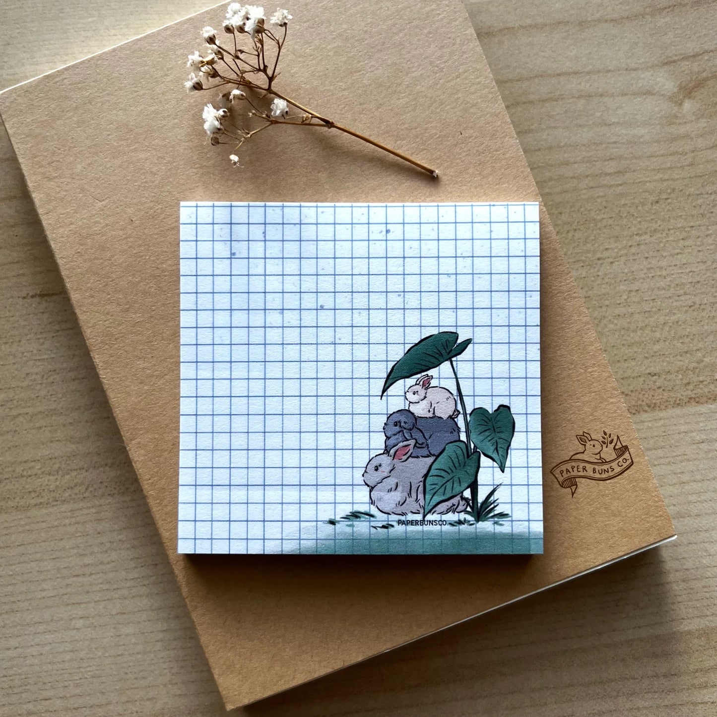 Rain Leaf Buns sticky notes