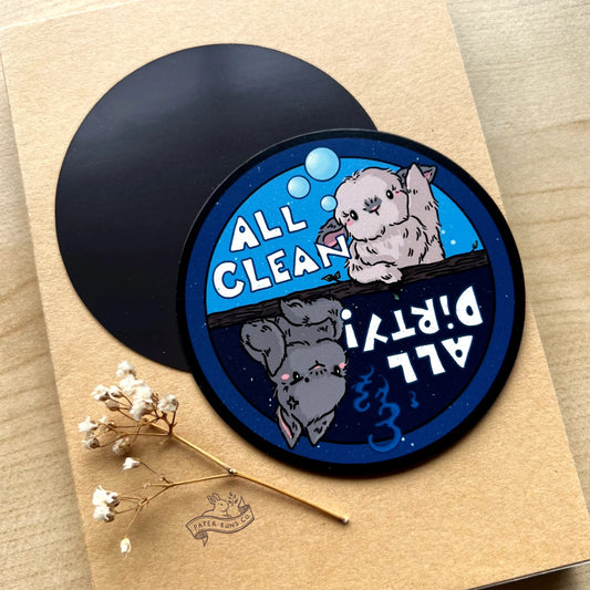 Clean Dirty Dishwasher magnet