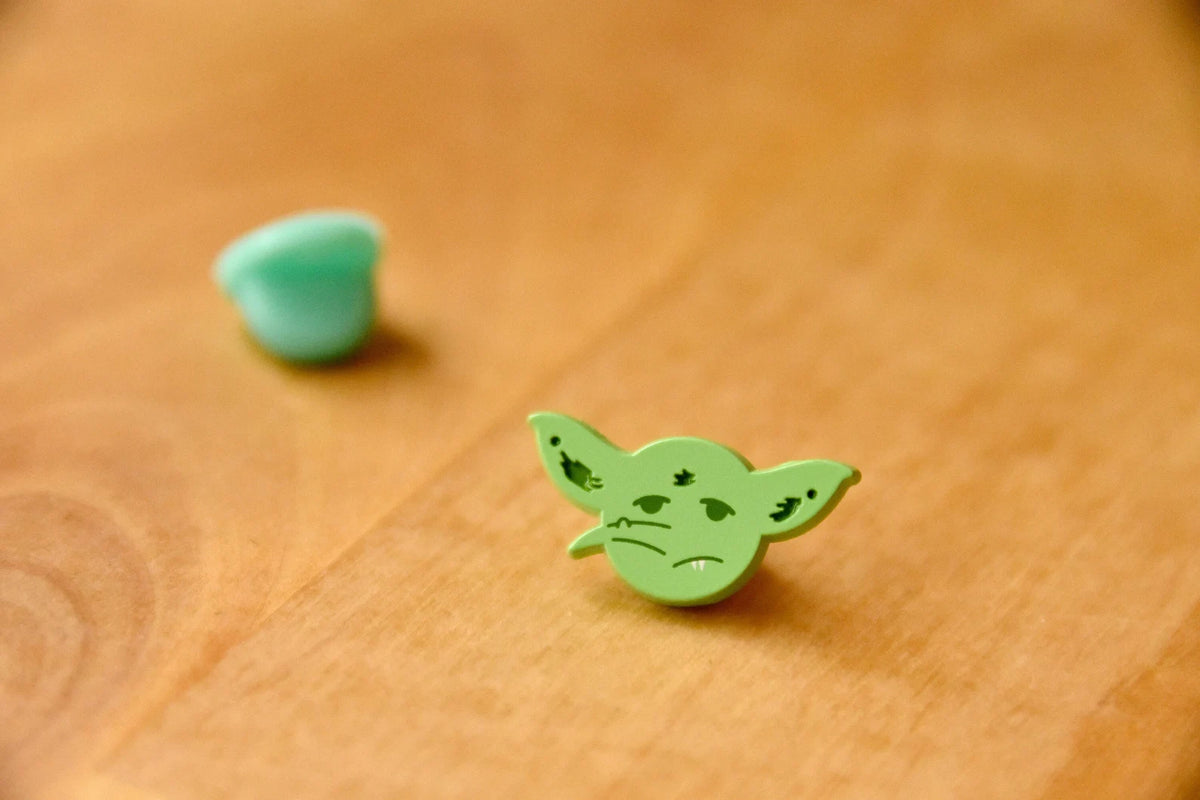 Mini Goblin Dyed Enamel Pin