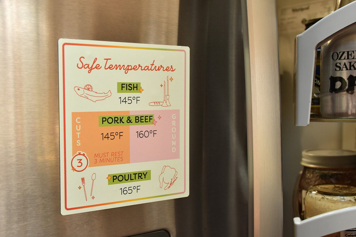 Safe Temperatures Magnet