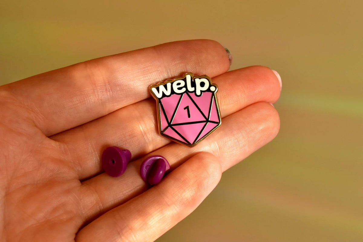 Crit Fail "Welp" Enamel Pin