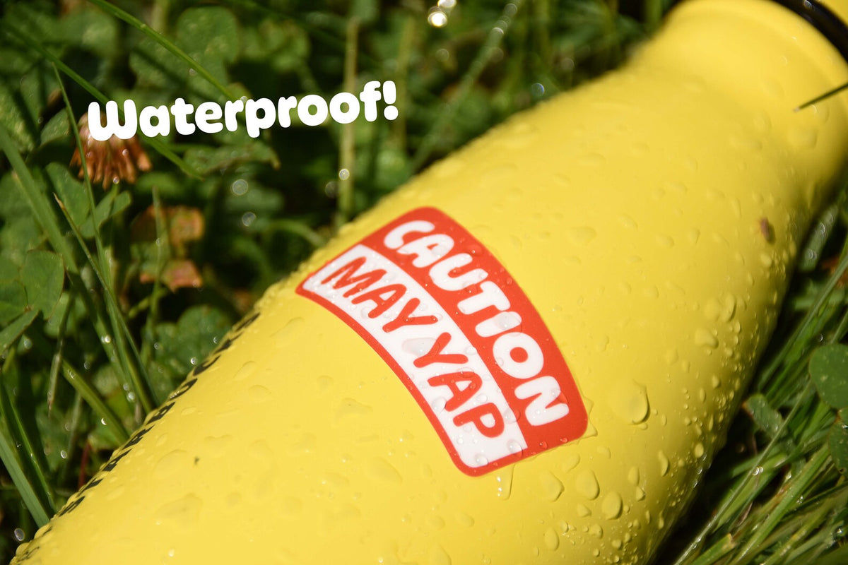 Caution May Yap Sticker