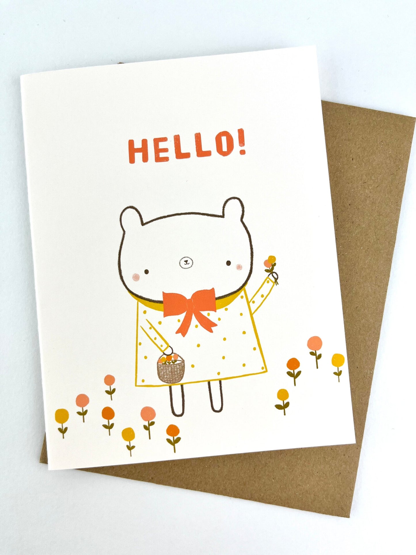 Hello Bear card