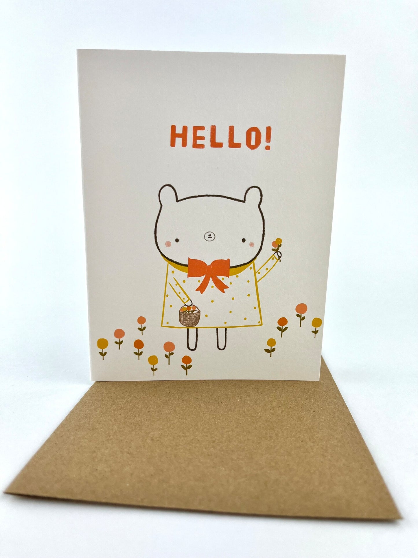 Hello Bear card