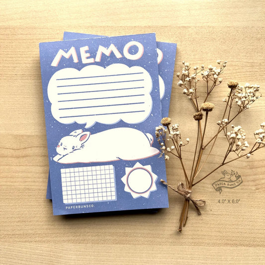 Chubs Bun memo pad