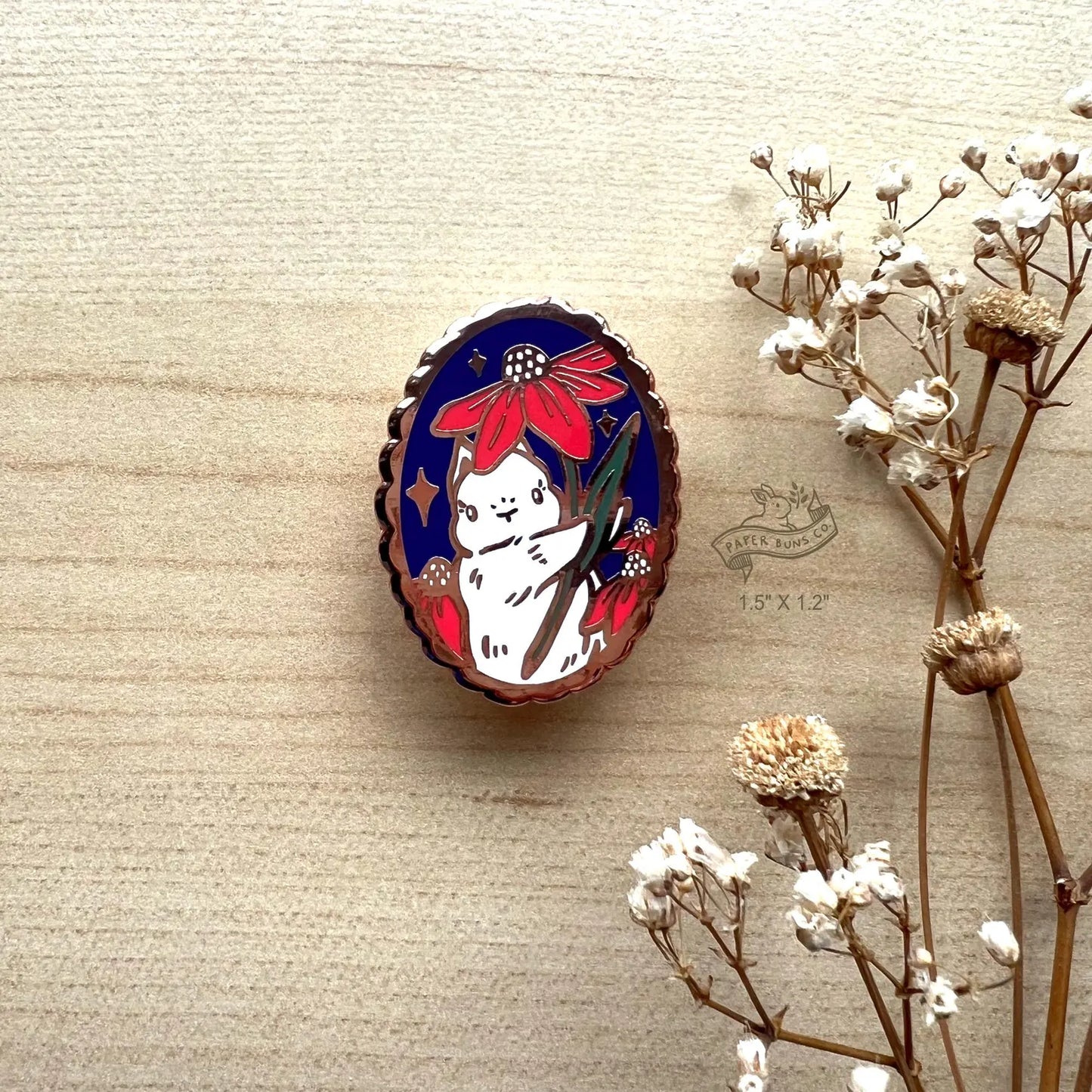 Flower For You pin