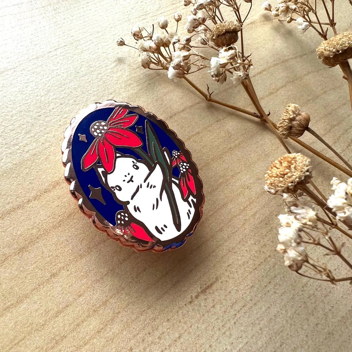Flower For You pin