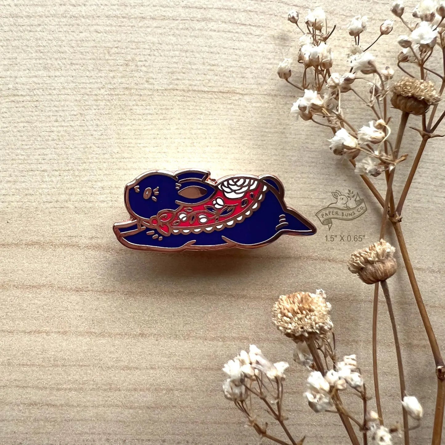 Flower Shawl Bun pin