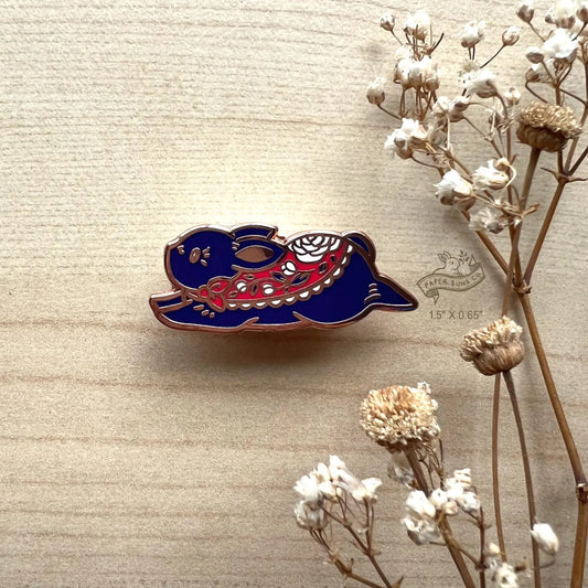 Flower Shawl Bun pin