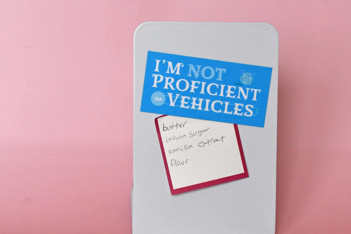 I'm Not Proficient in Vehicles Bumper Magnet