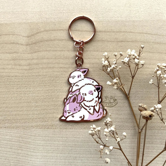 Buns Stack keychain
