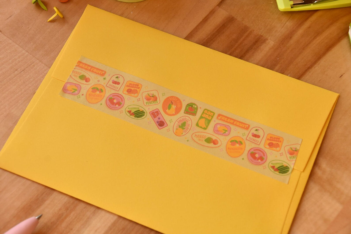 Fruit Stickers Washi Tape