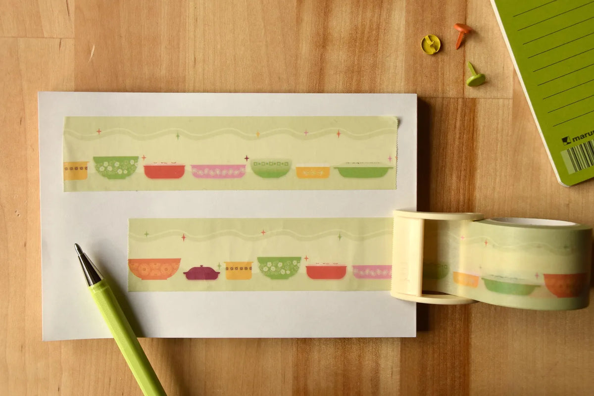 Vintage Cookware Washi Tape
