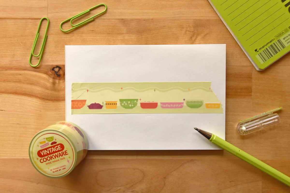Vintage Cookware Washi Tape