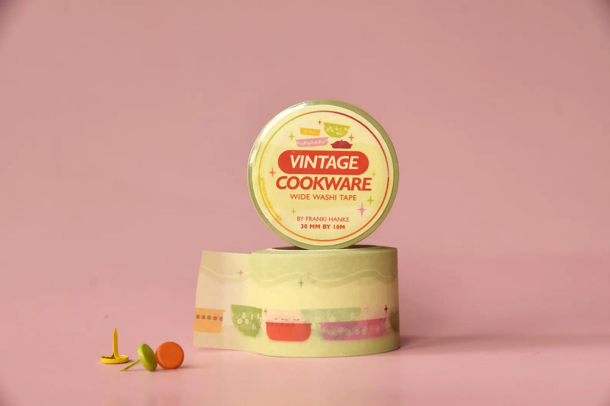 Vintage Cookware Washi Tape