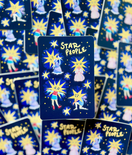 Star People sticker sheet