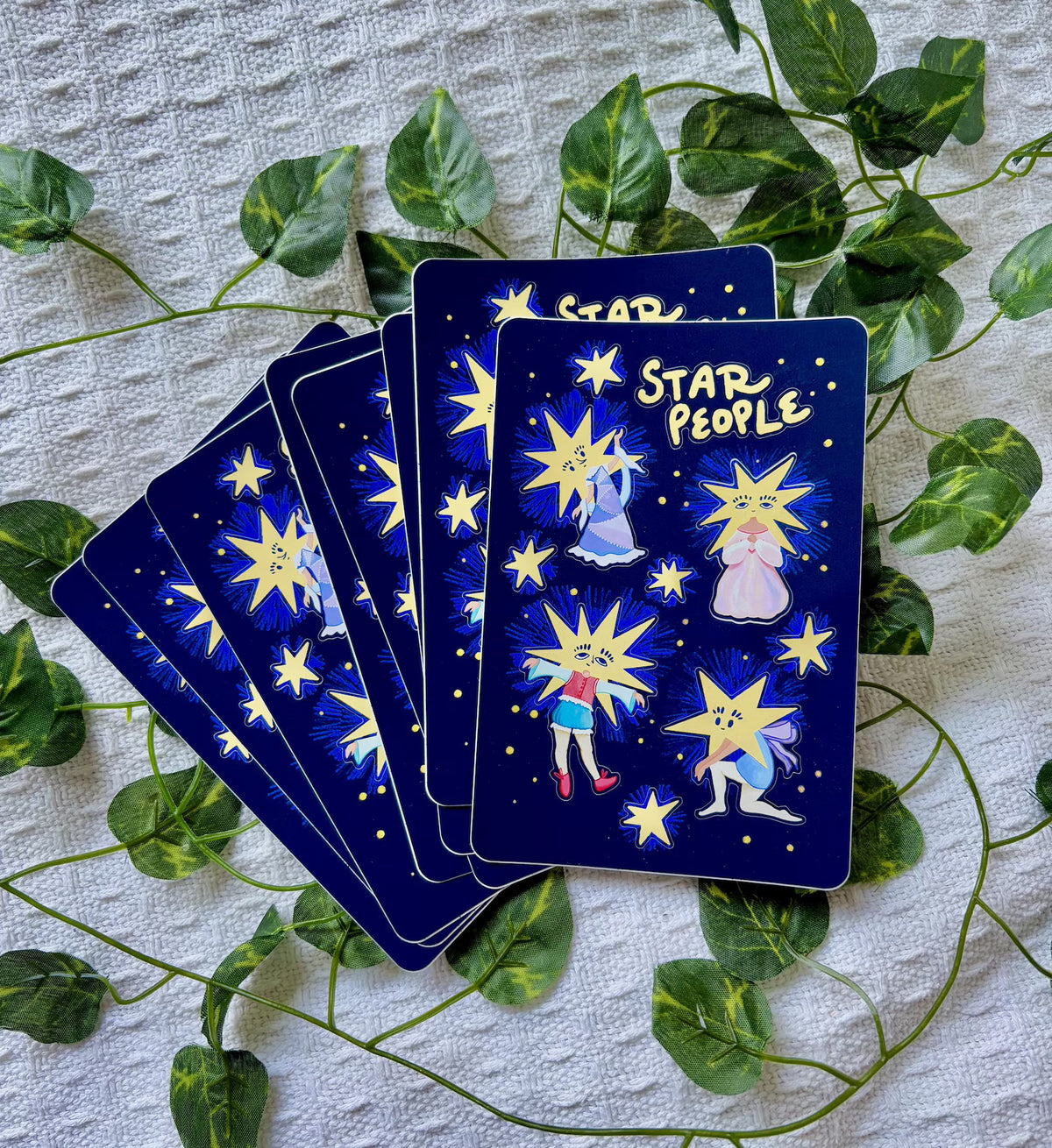 Star People sticker sheet
