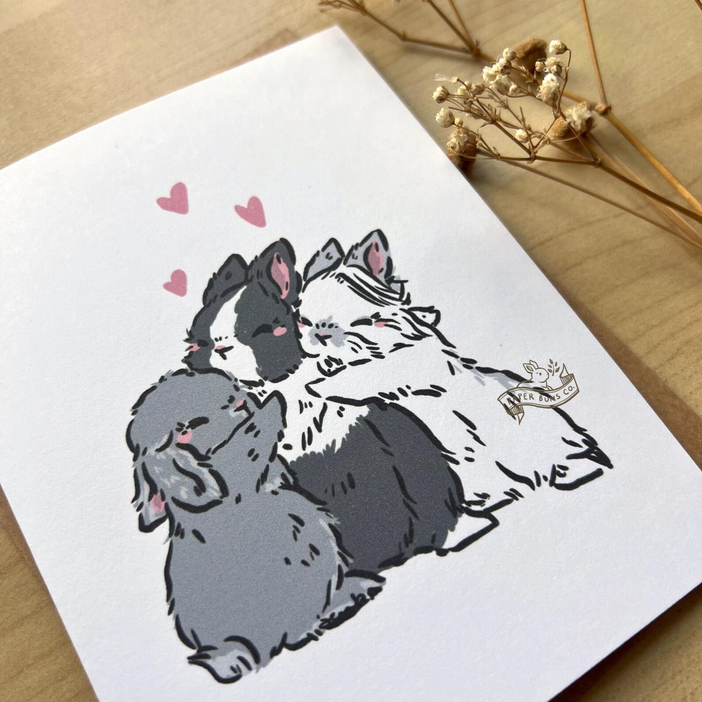 Group Hug Buns card