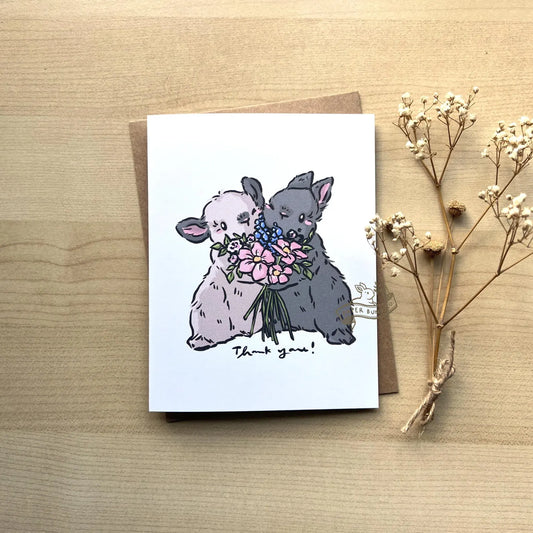 Bouquet Buns TY card