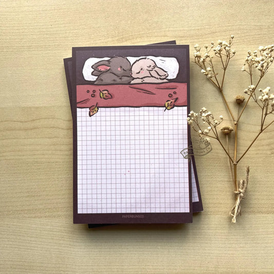 Bed Time Buns memo pad