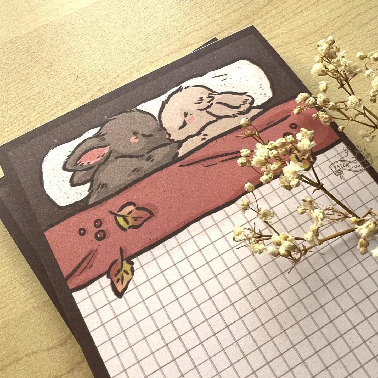 Bed Time Buns memo pad