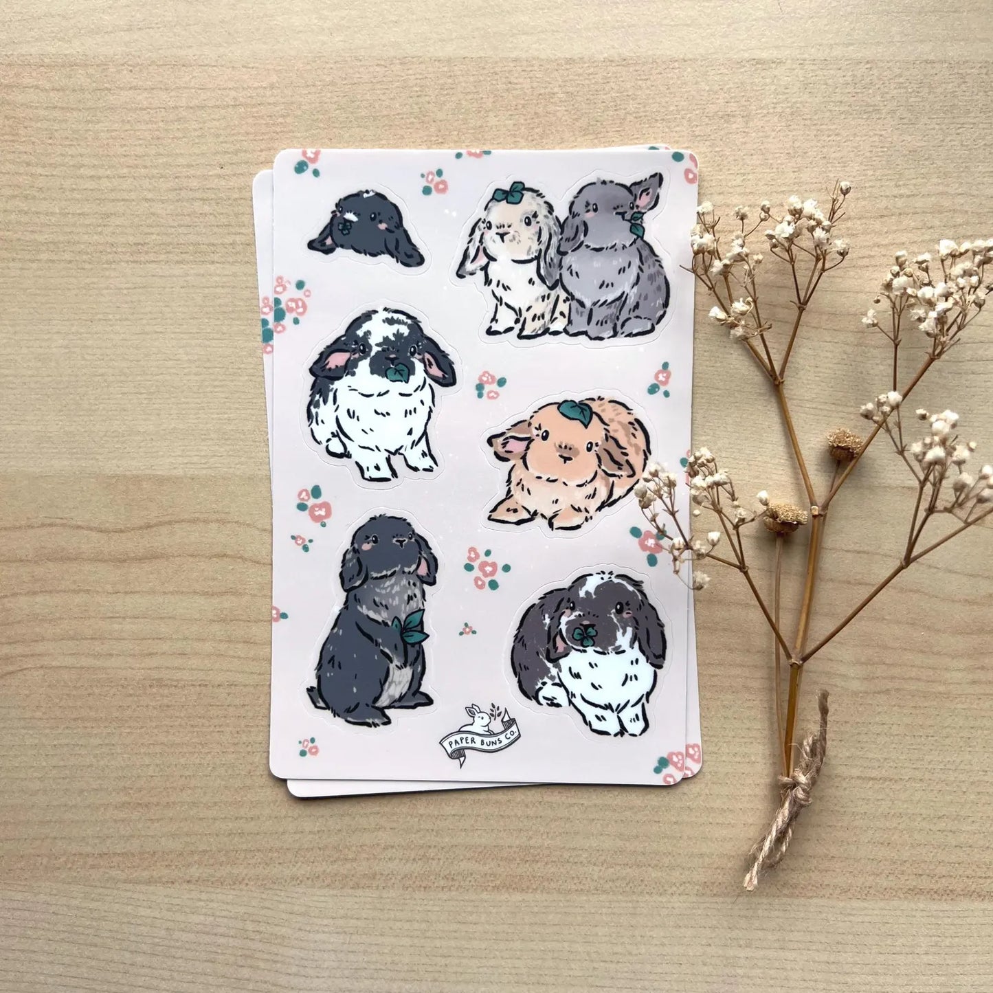 Little Lops sticker sheet