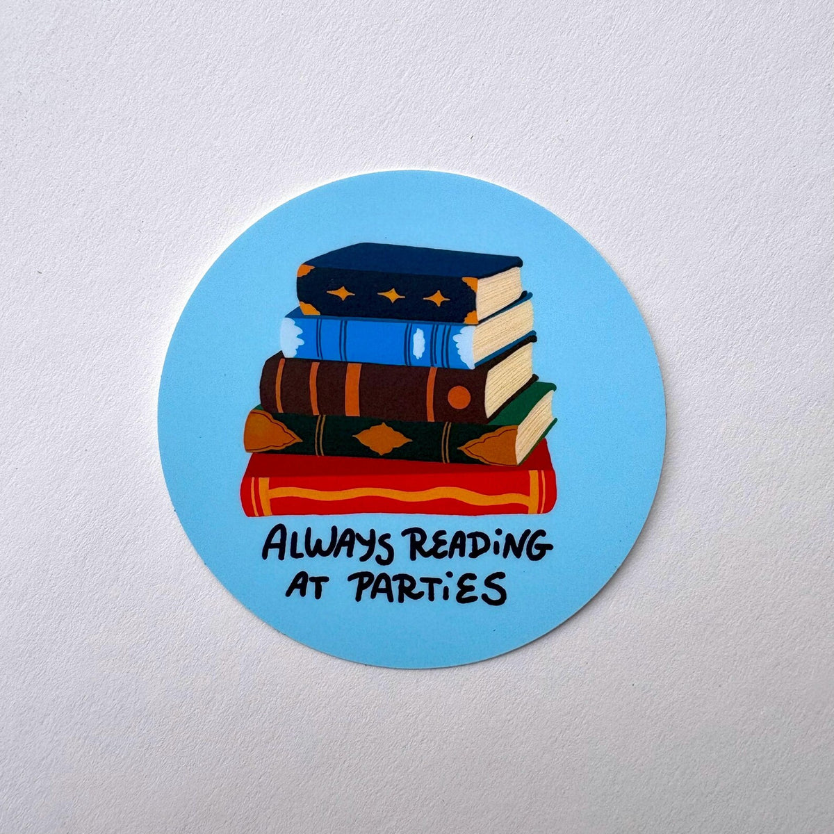 Reading at Parties sticker