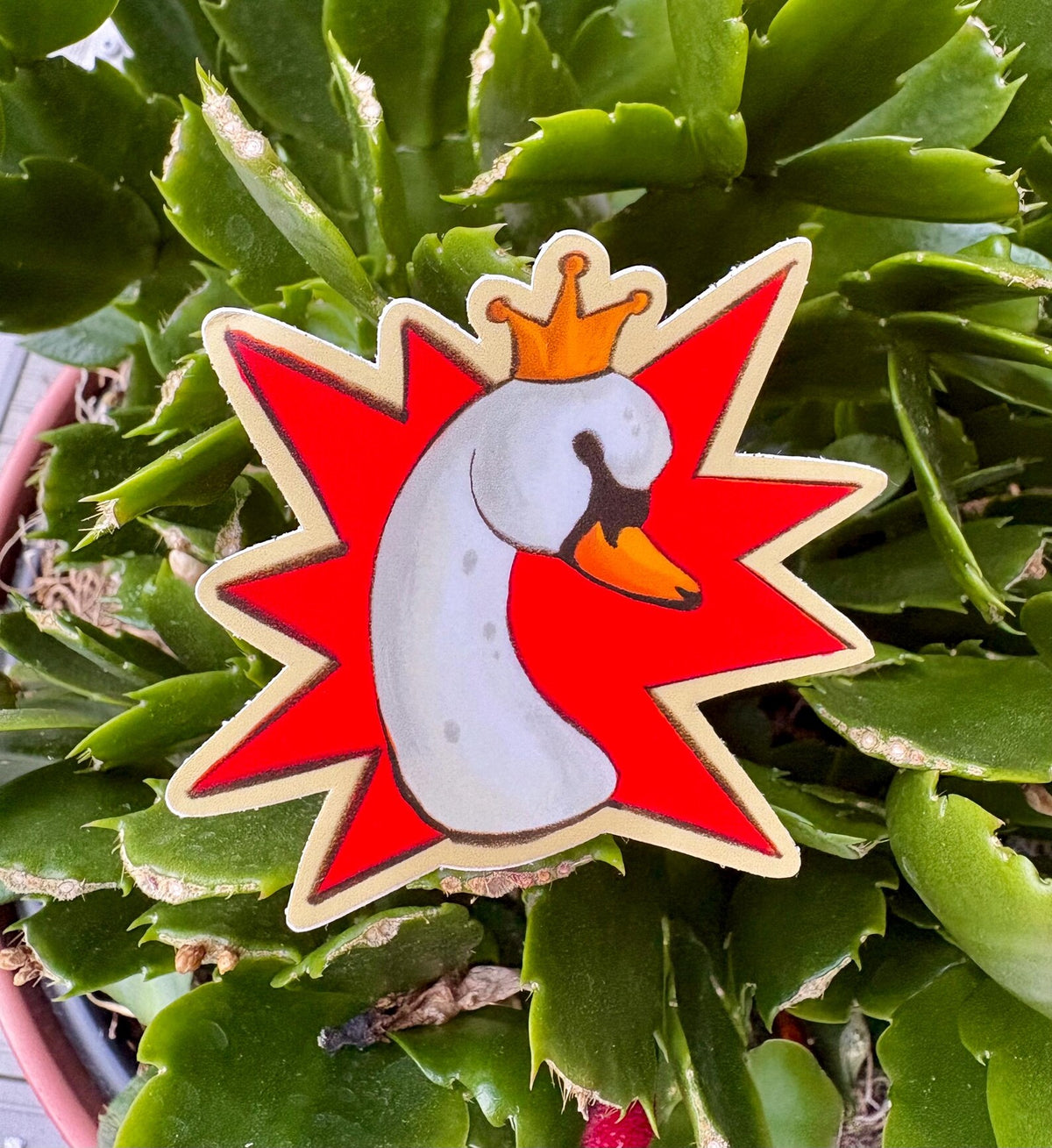 Royal Swan sticker