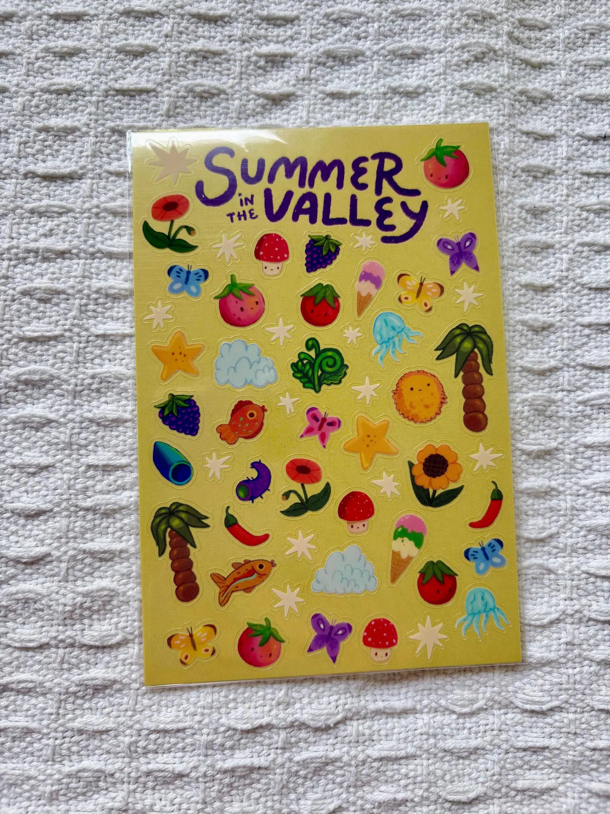 Summer in the Valley sticker sheet