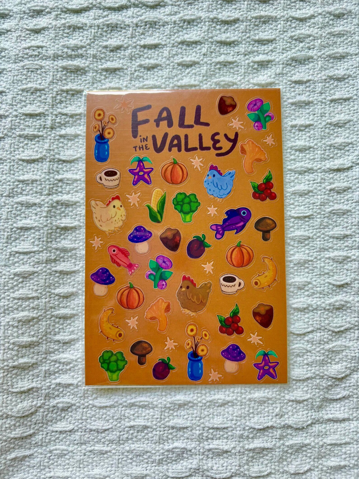 Fall in the Valley sticker sheet