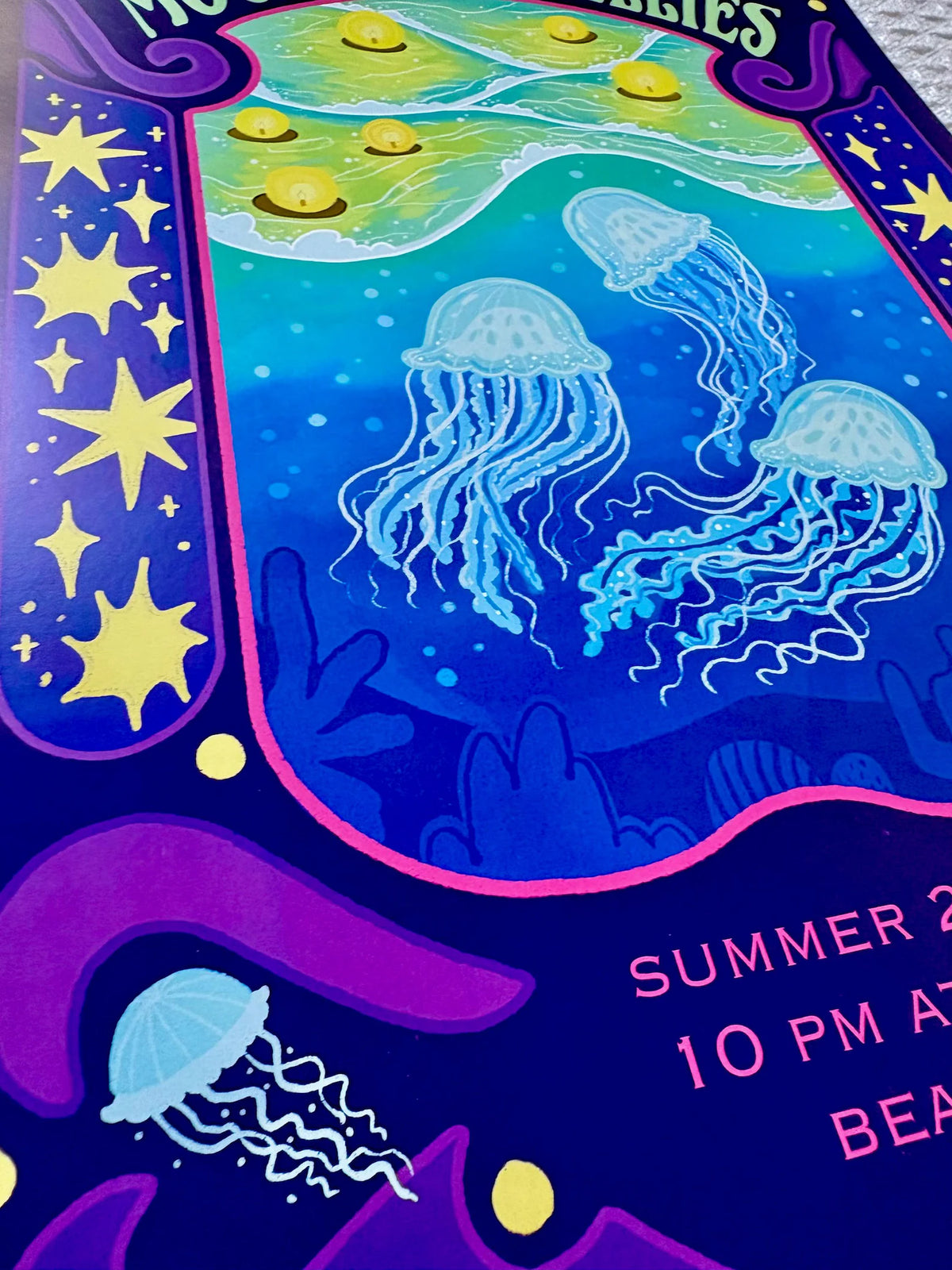 Dance of the Moonlight Jellies print