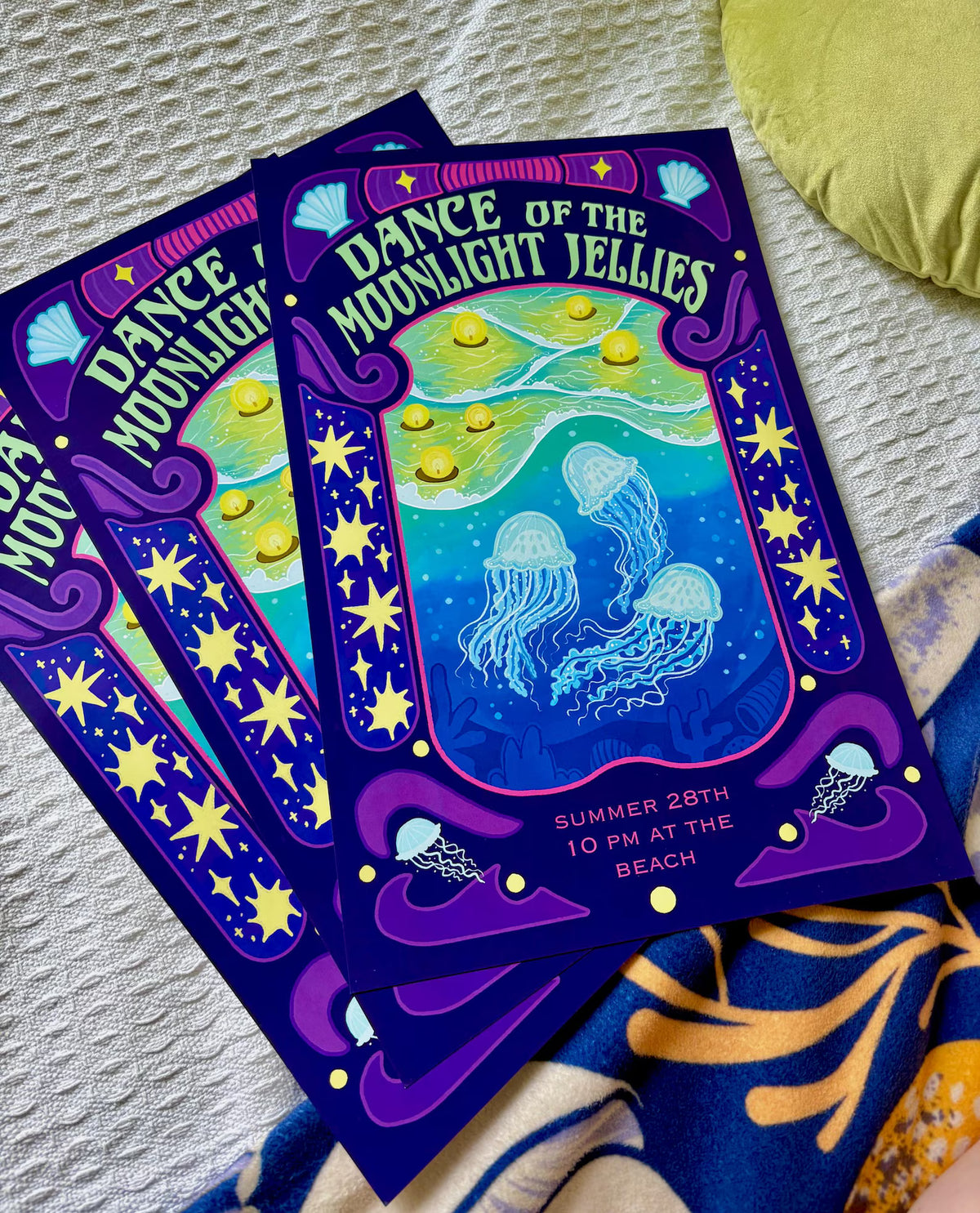 Dance of the Moonlight Jellies print