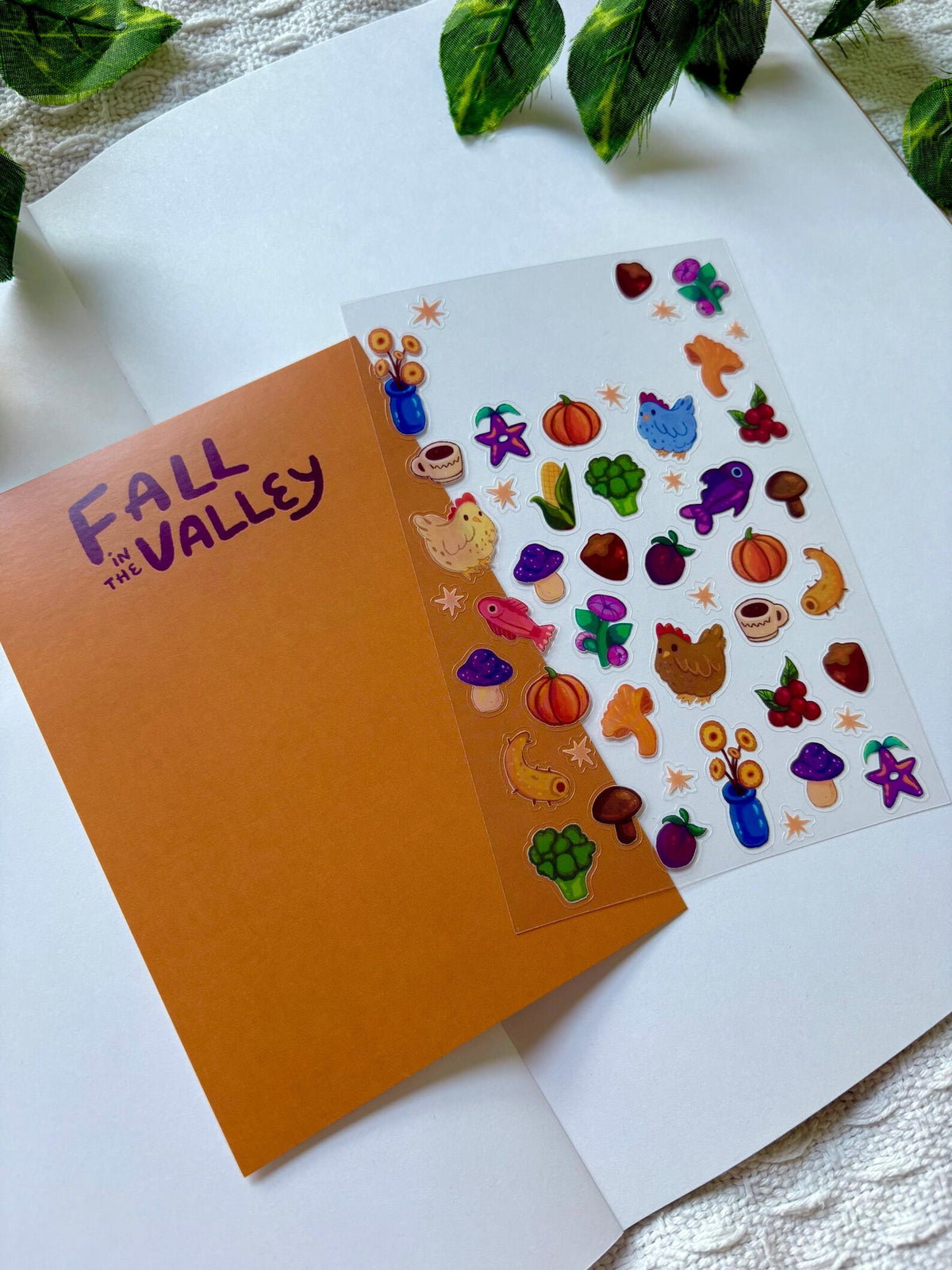 Fall in the Valley sticker sheet