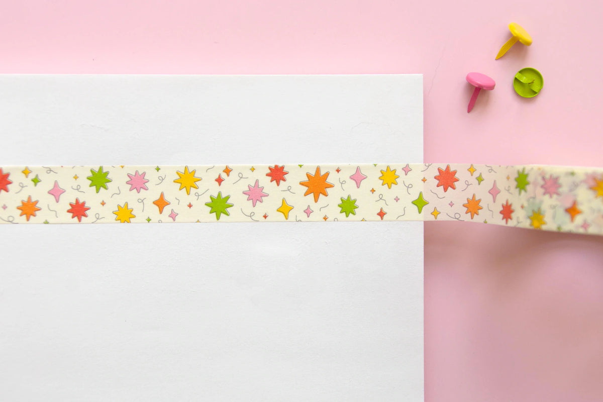 Celebratory Starburst Washi Tape